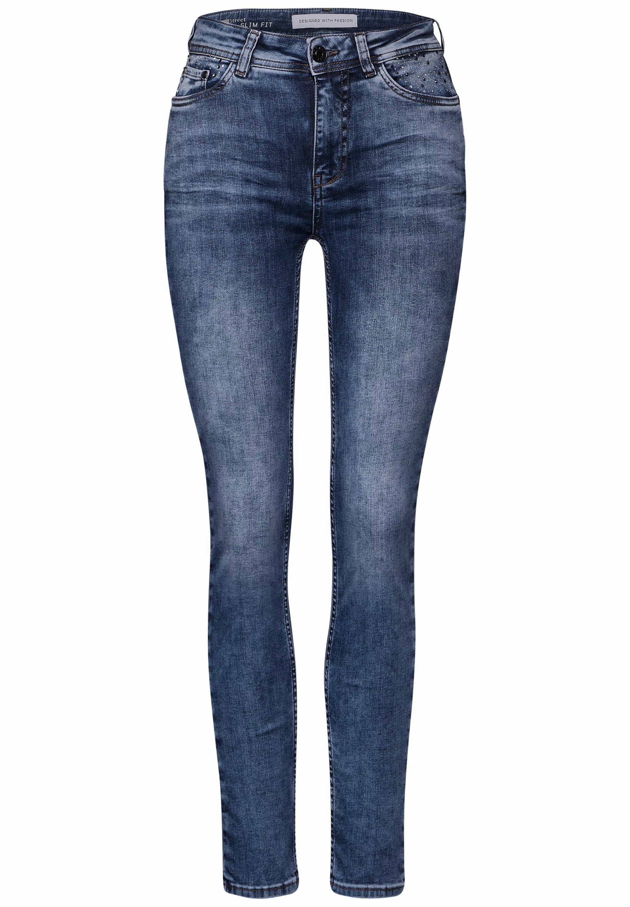 STREET ONE 5-Pocket-Jeans Jeans im Slim günstig online kaufen