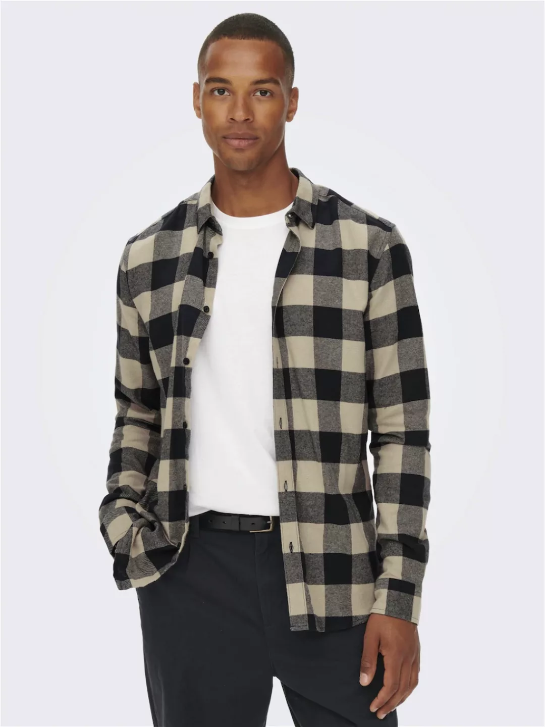 Only & Sons Herren Freizeithemd ONSGUDMUND LS CHECKED SHIRT günstig online kaufen