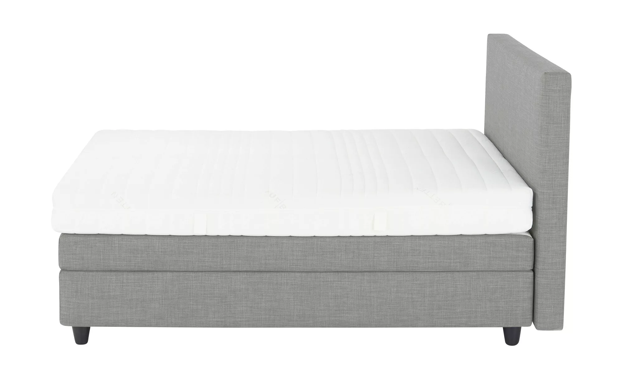 RUF Boxspringbett  Verena ¦ grau ¦ Maße (cm): B: 186 H: 113 Betten > Komfor günstig online kaufen