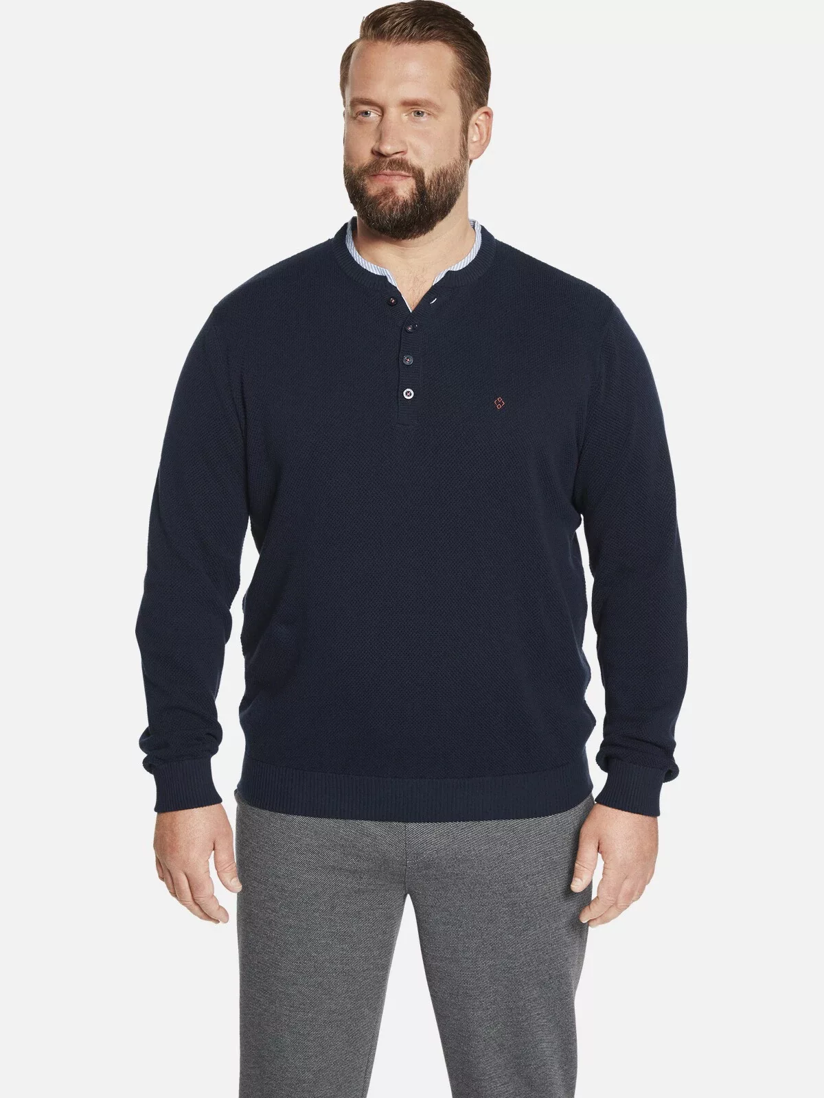 Charles Colby Pullunder "Pullover EARL NEAMUS", mit elastischem Saumbund günstig online kaufen