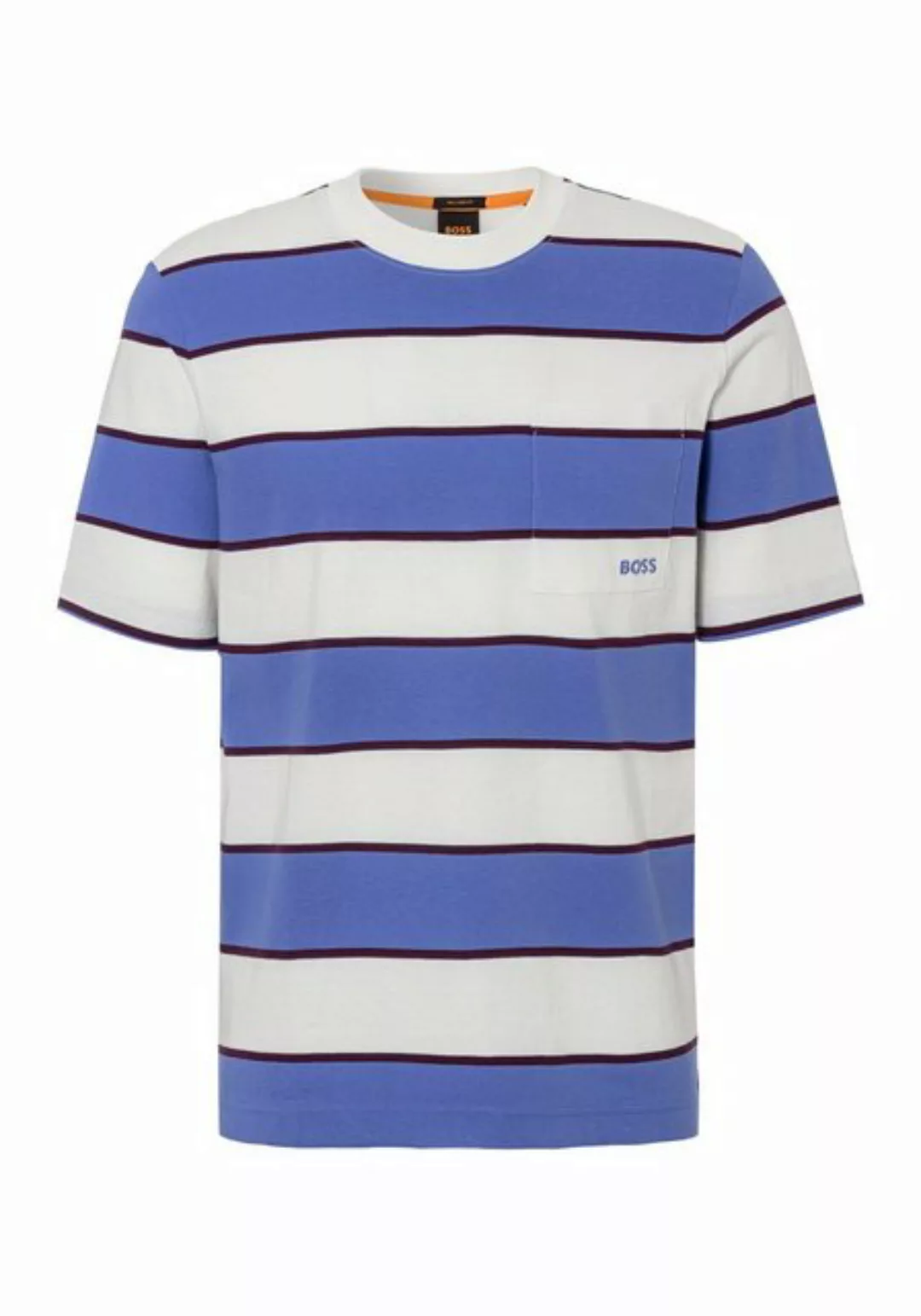 BOSS ORANGE T-Shirt Te_stripes mit breitem Streifenmuster günstig online kaufen