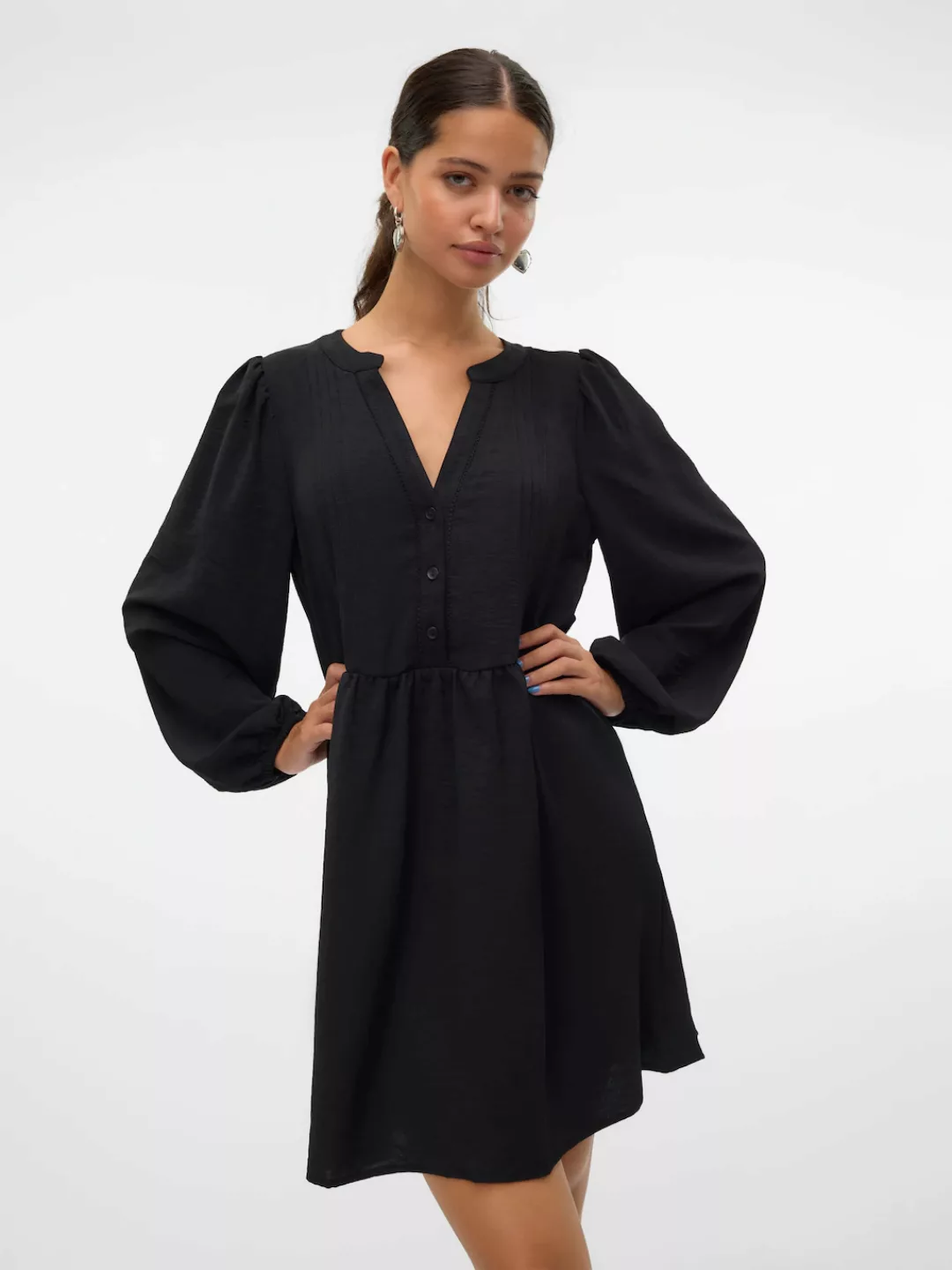 Vero Moda Tunikakleid "VMEMMA LS LACE DRESS WVN GA NOOS" günstig online kaufen