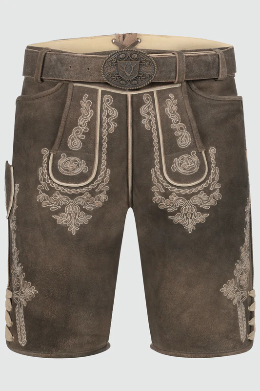 Lederhose Olias mit Gürtel günstig online kaufen