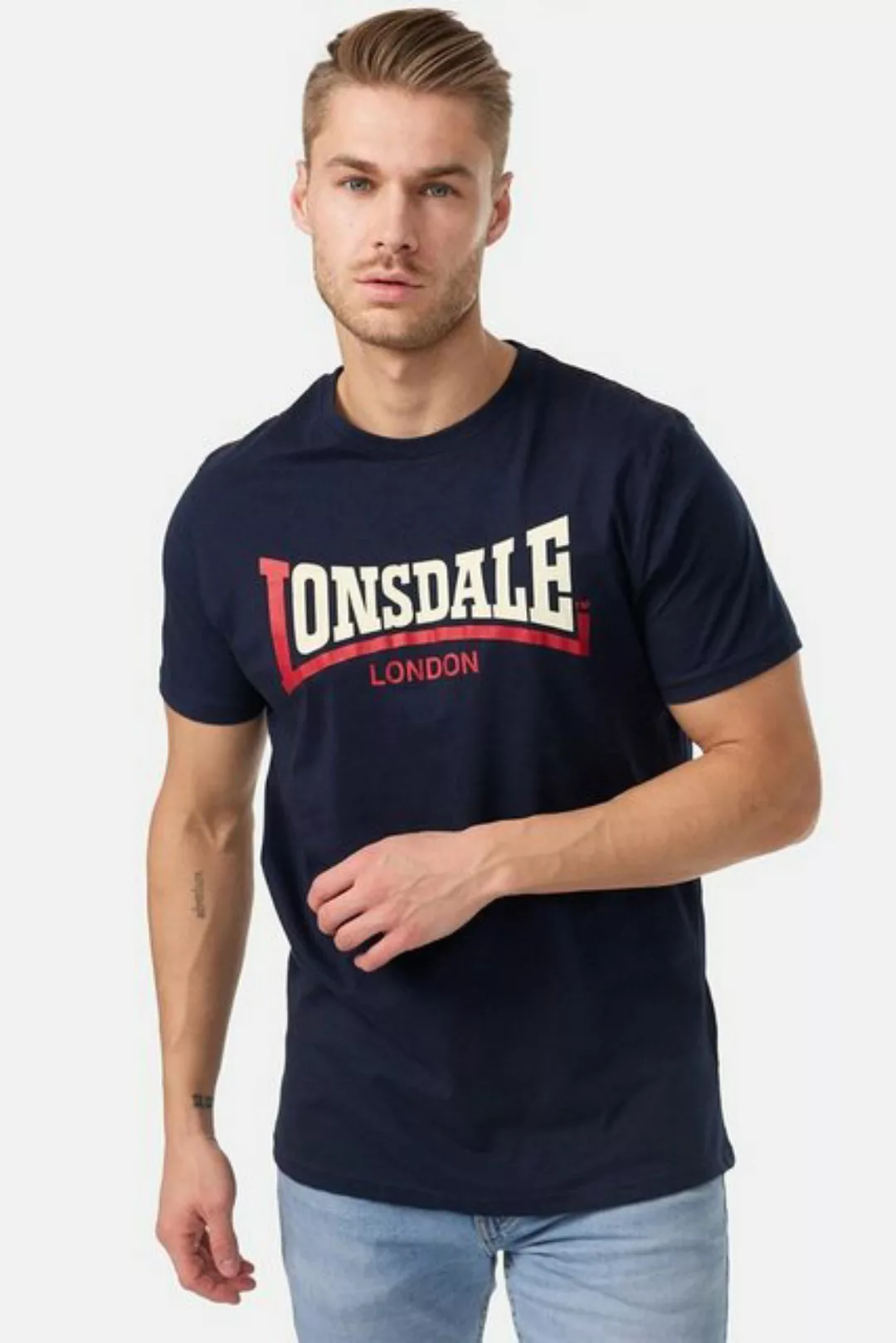 Lonsdale T-Shirt Lonsdale Herren T-Shirt Two Tone günstig online kaufen