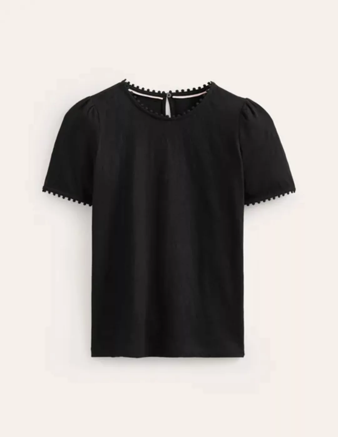 Ali T-Shirt aus Jersey Damen Boden, Schwarz günstig online kaufen