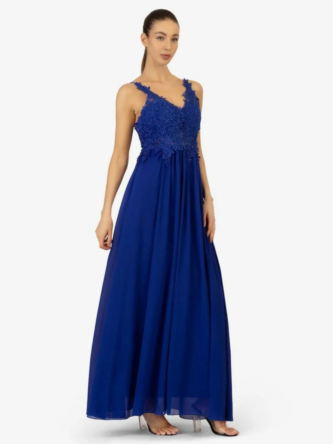 Kraimod Abendkleid aus Chiffon, Spitze und Mesh günstig online kaufen