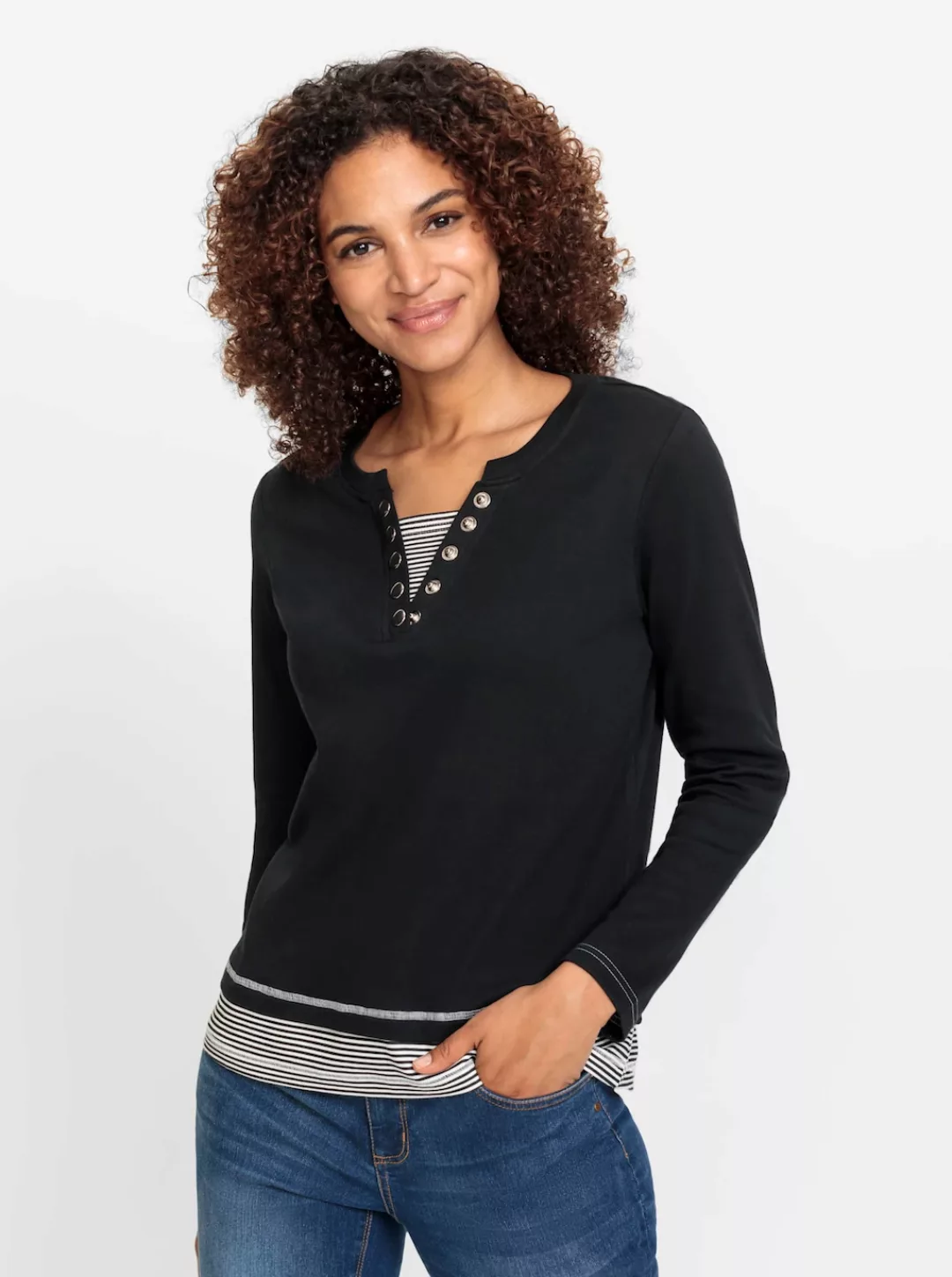 Inspirationen 2-in-1-Langarmshirt "Shirt", (1 tlg.) günstig online kaufen
