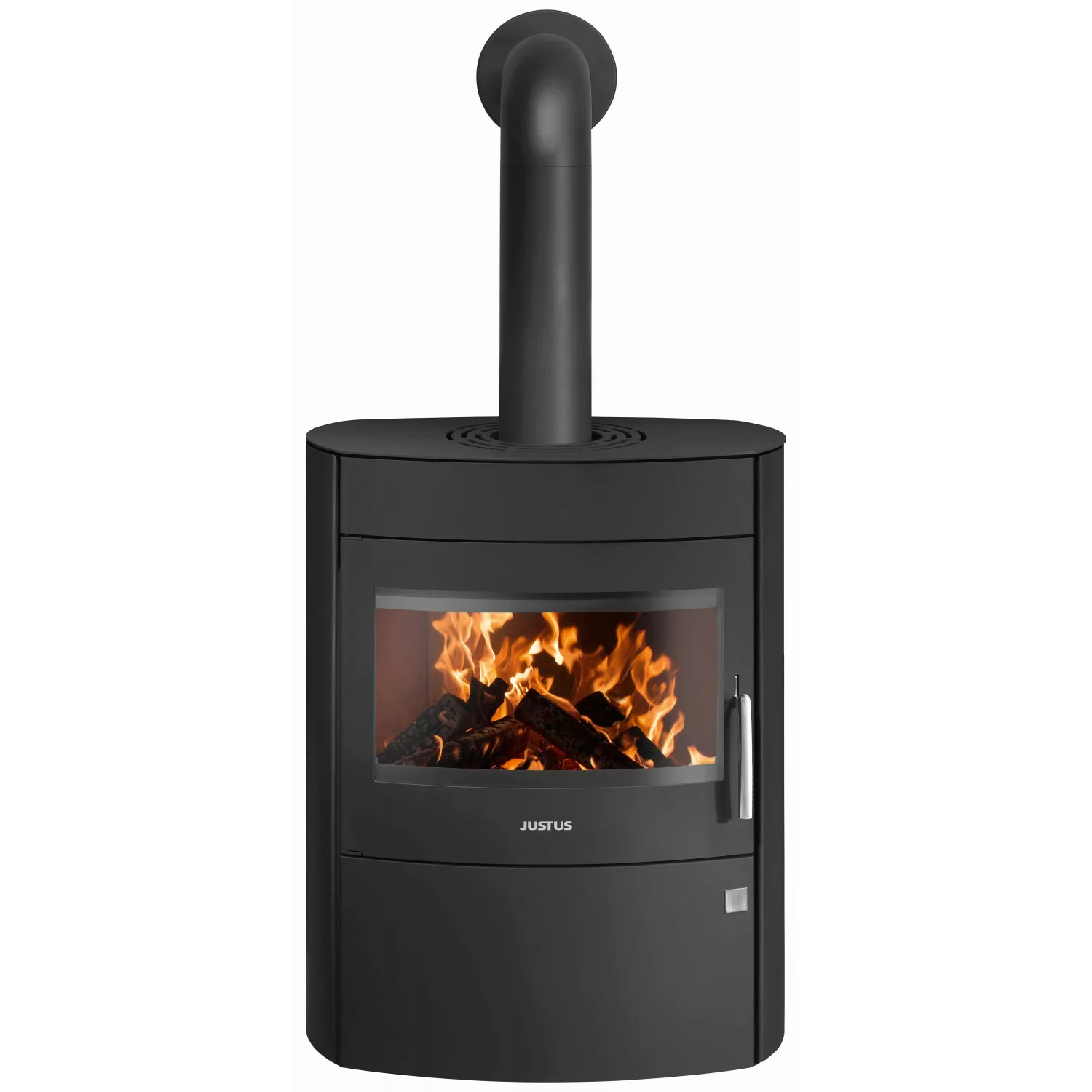 Justus Kaminofen Agero 2.0 Stahl Schwarz 7 kW EEK: A günstig online kaufen