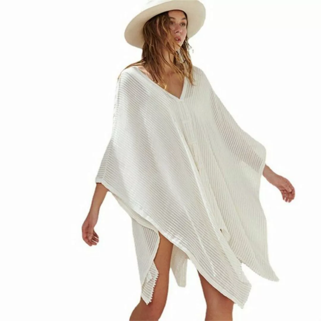 RUZU UG Strandkleid Kittelschal für den Urlaub am Meer, Strandrock weiblich günstig online kaufen