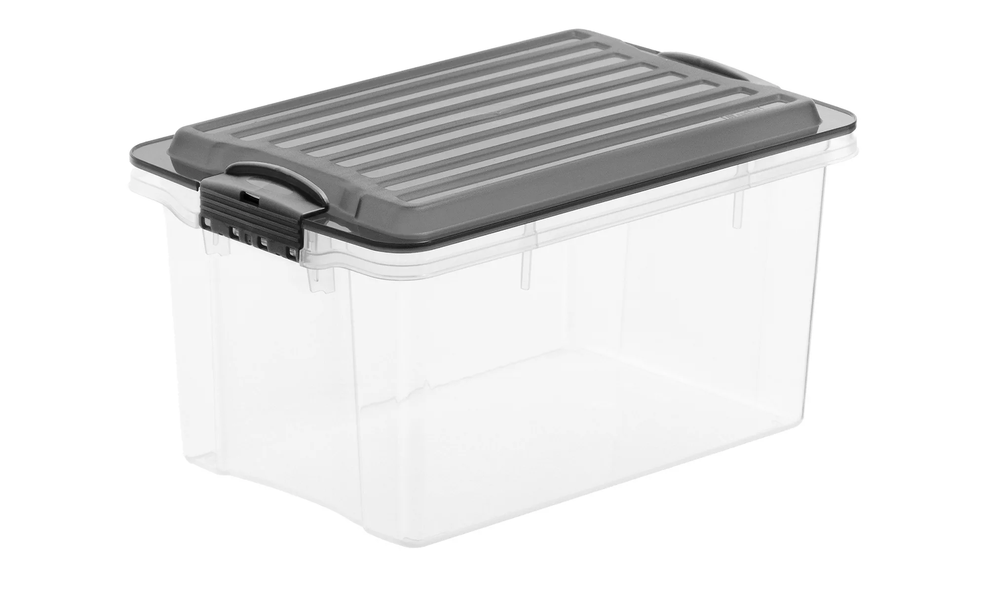 Rotho Aufbewahrungsbox mit Deckel - schwarz - 18,5 cm - 15 cm - Sconto günstig online kaufen