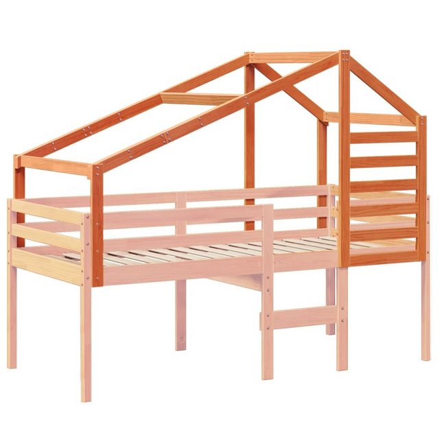 vidaXL Kinderbett Dach für Kinderbett Wachsbraun 188x97x113 cm Massivholz K günstig online kaufen