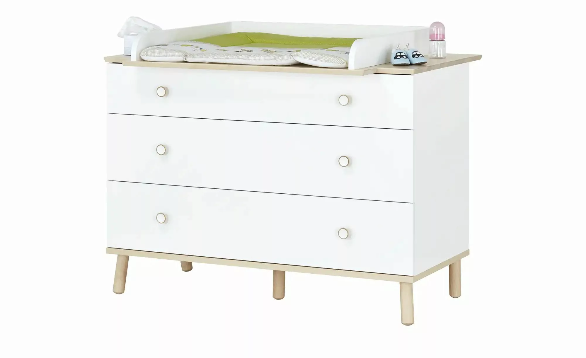 PAIDI Wickelkommode  Ylvie ¦ weiß ¦ Maße (cm): B: 125,1 H: 90,9 T: 56.3 Bab günstig online kaufen