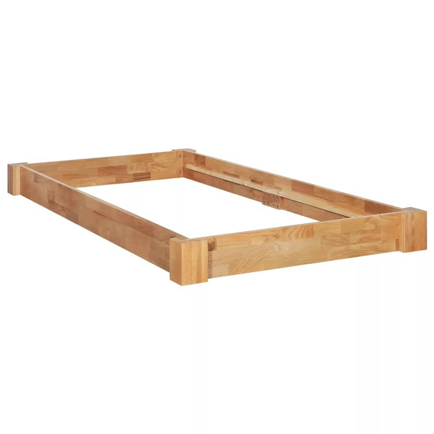vidaXL Massivholzbett Eiche 90x200 cm606647 günstig online kaufen