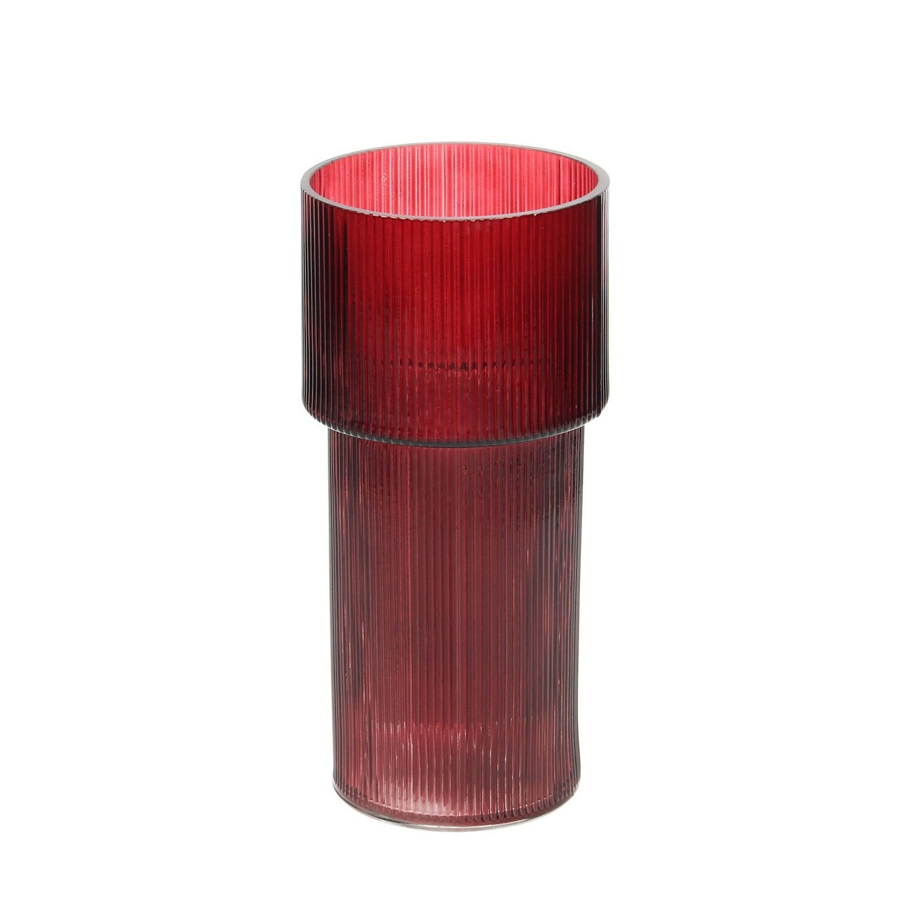 Vase Insie 23cm deep red, 11 x 11x 23 cm günstig online kaufen