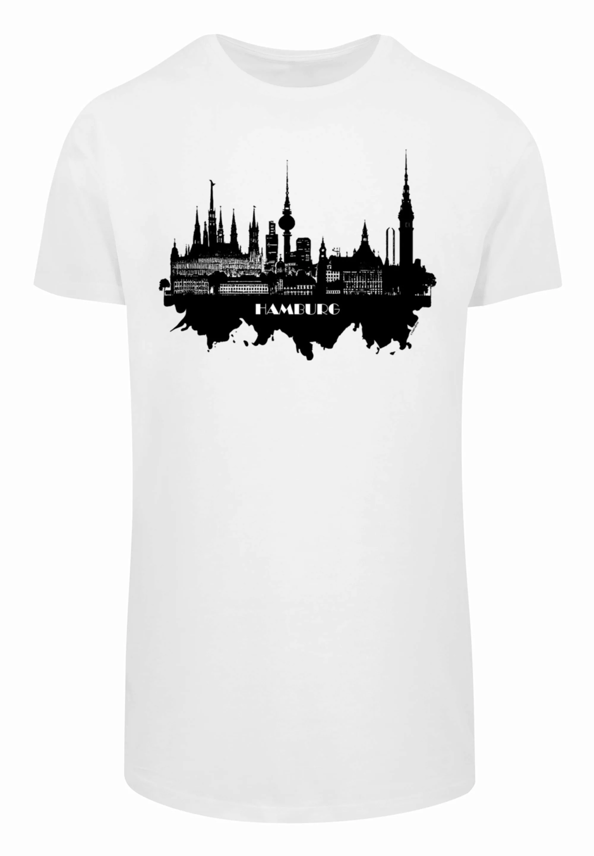 F4NT4STIC T-Shirt Cities Collection - Hamburg skyline Print günstig online kaufen