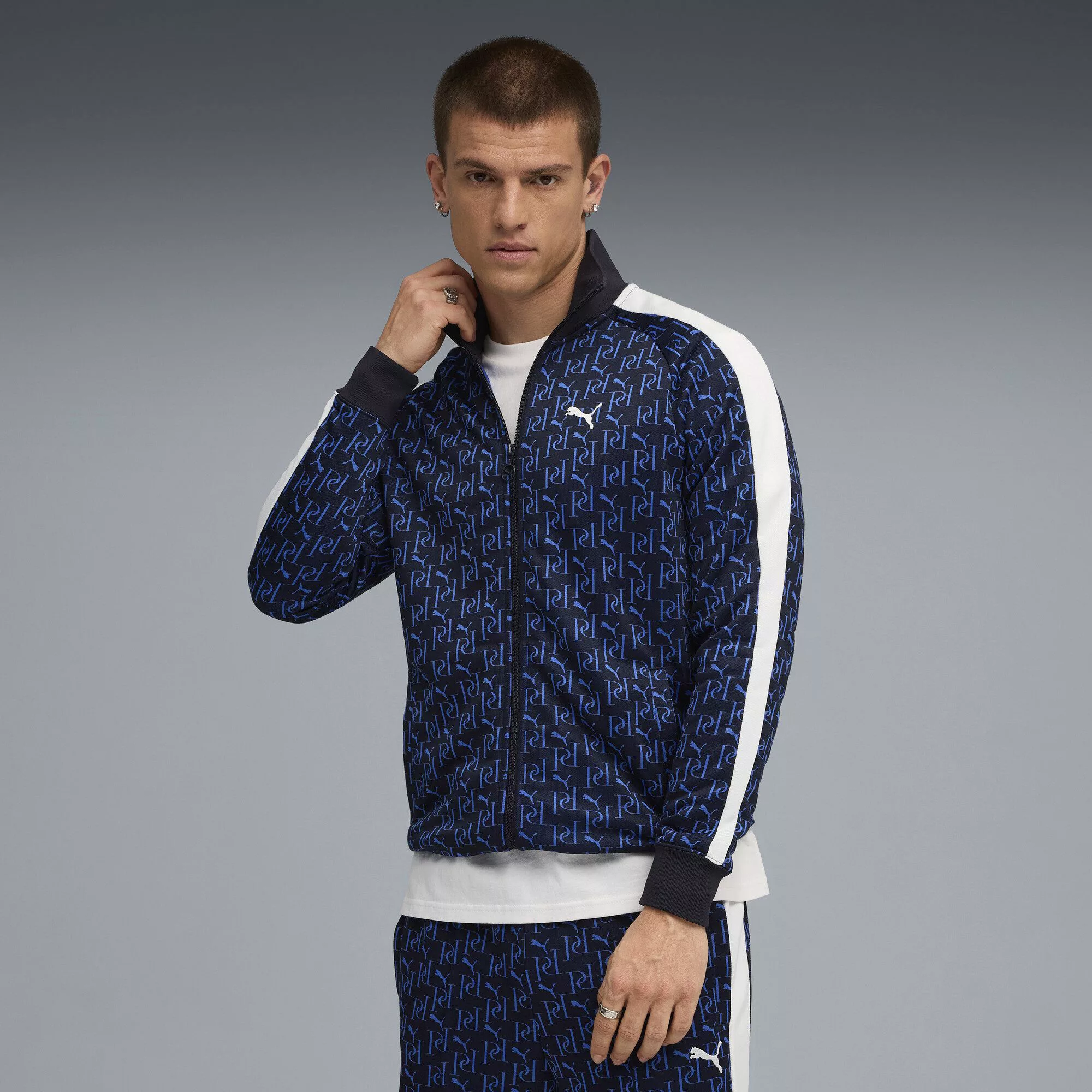 PUMA Trainingsjacke T7 Allover-Print Trainingsjacke Herren günstig online kaufen