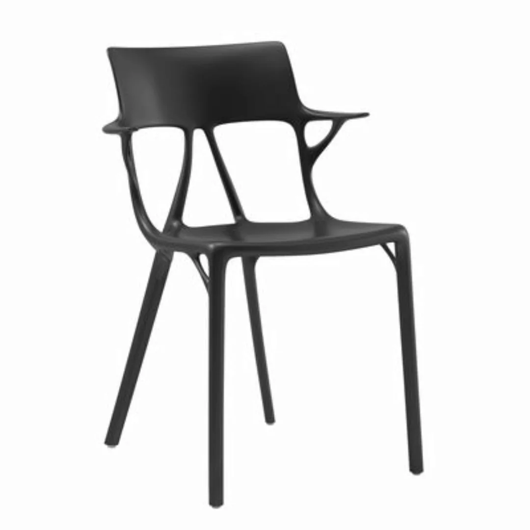 Sessel A.I plastikmaterial schwarz / Durch künstliche Intelligenz entworfen günstig online kaufen