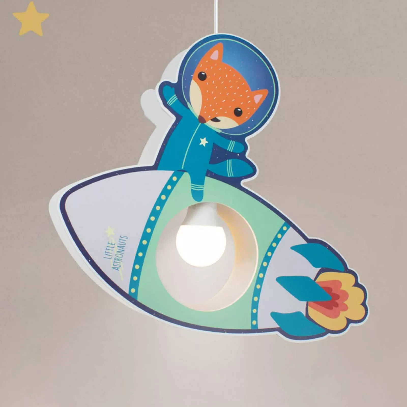 Pendelleuchte Little Astronauts "Raketenfuchs" günstig online kaufen