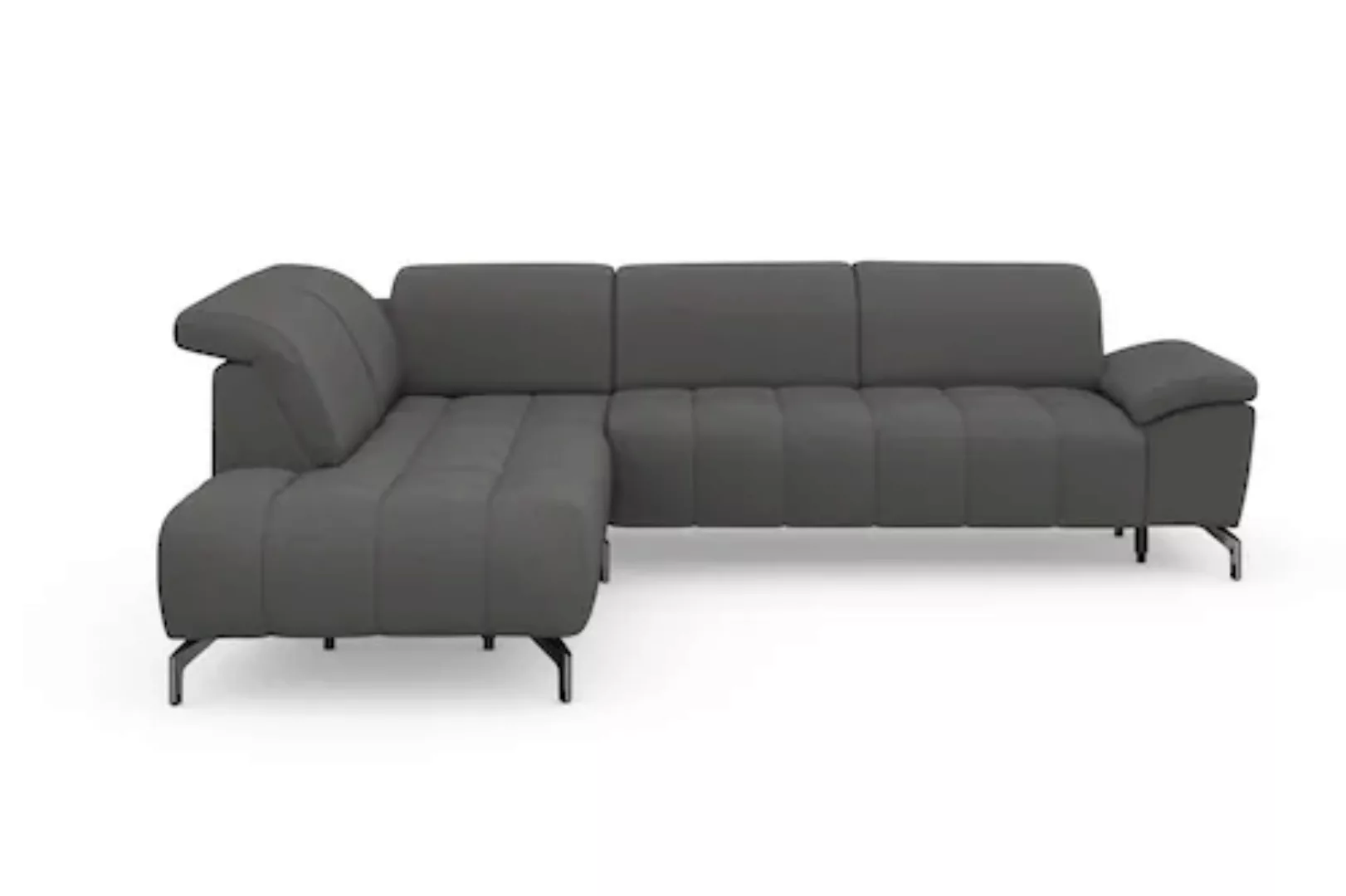 sit&more Ecksofa »Cool L-Form«, wahlweise mit Kopfteilverstellung und Vorzi günstig online kaufen