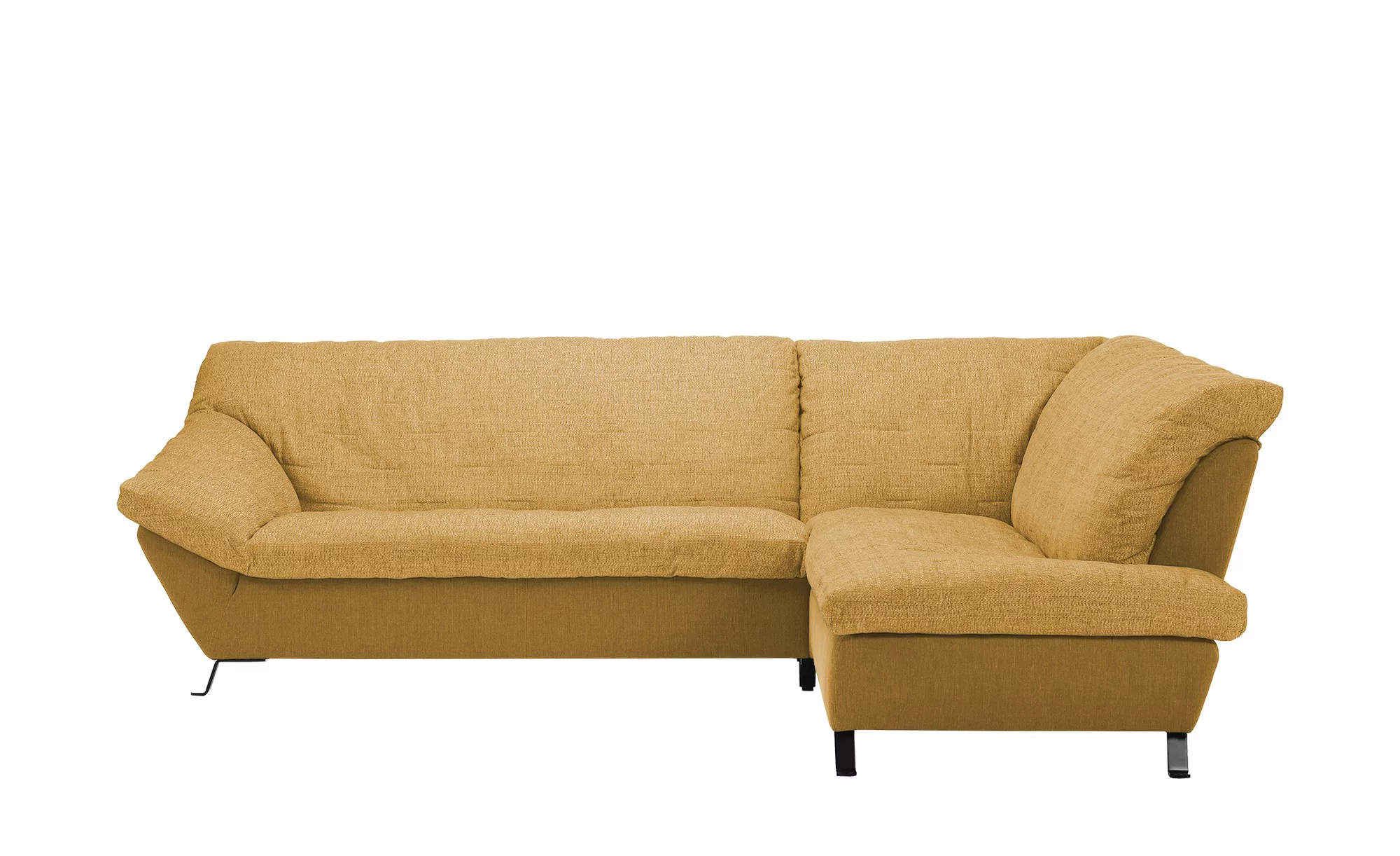 Ecksofa - gelb - 84 cm - Polstermöbel > Sofas > Ecksofas - Möbel Kraft günstig online kaufen