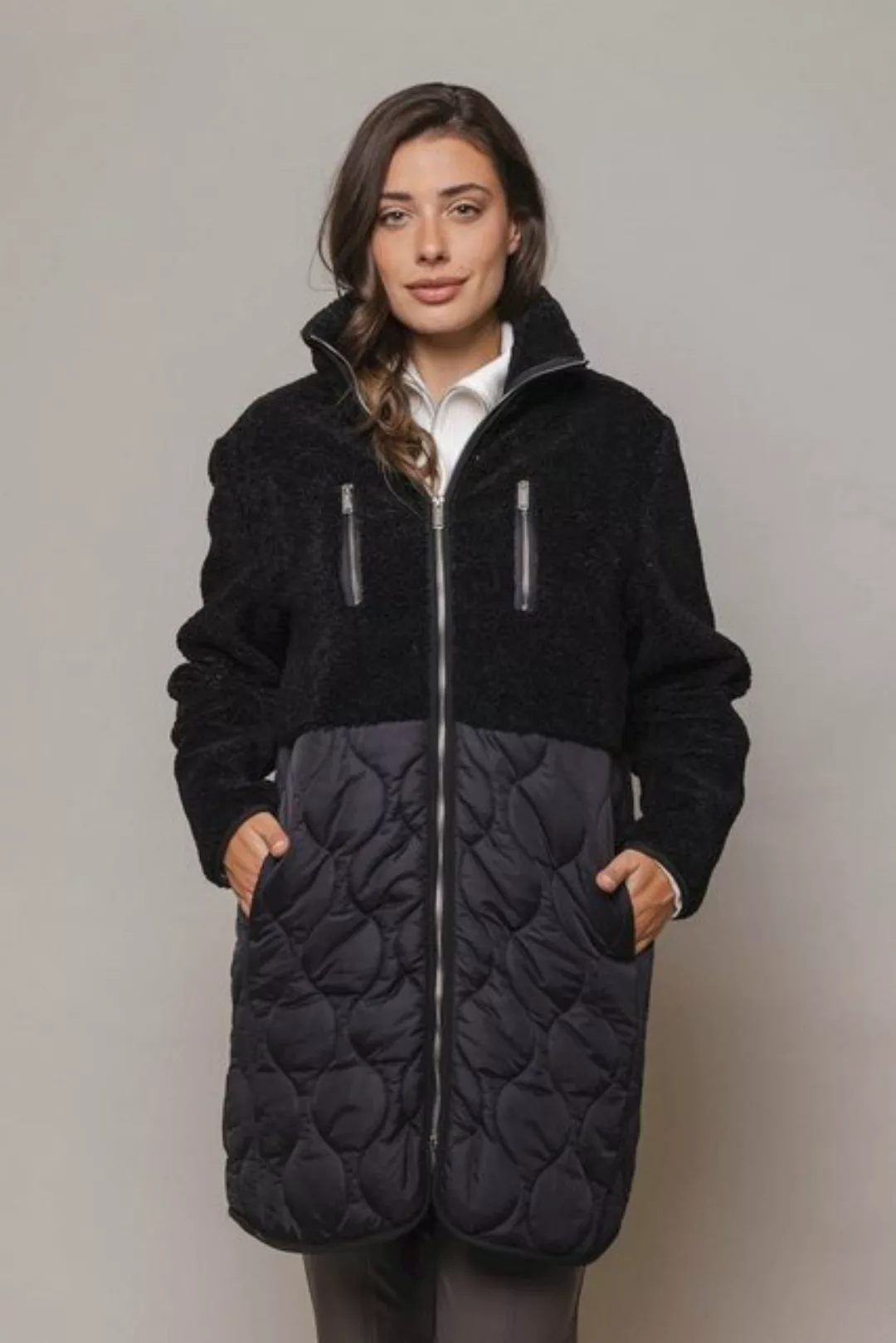 Rino & Pelle Longweste Padded coat with teddy günstig online kaufen