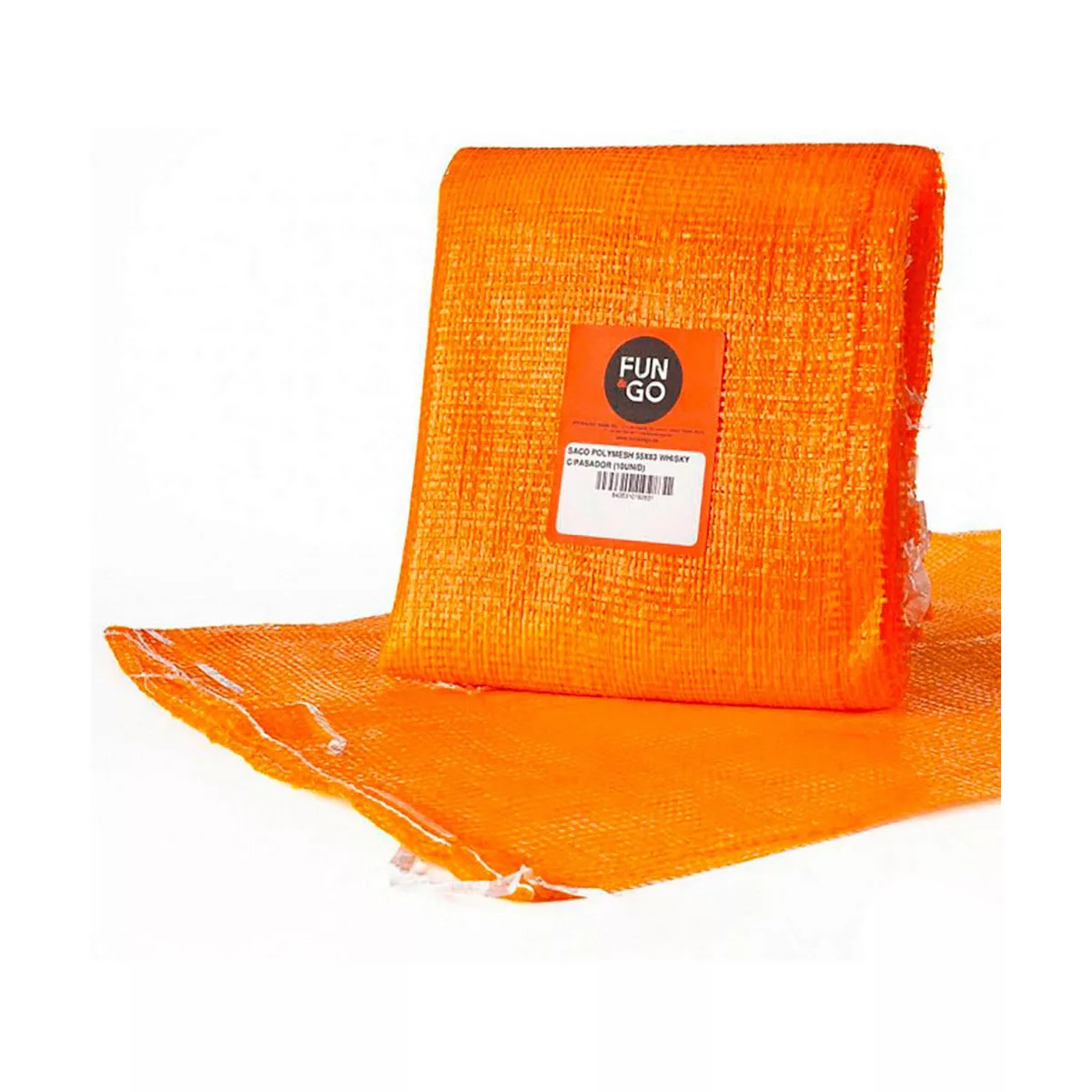 Sack Fun&go   Polymesh Orange 55 X 83 Cm (10 Stück) günstig online kaufen