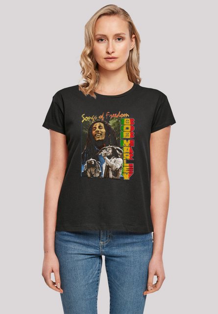 F4NT4STIC T-Shirt Bob Marley Freedom Vintage Reggae Music Premium Qualität, günstig online kaufen