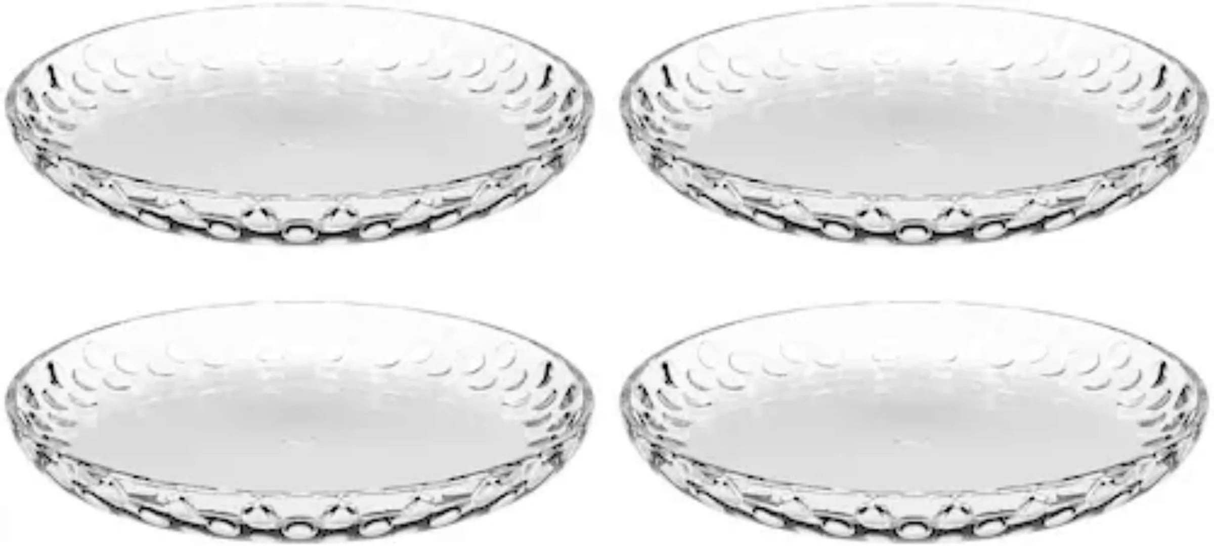 LEONARDO Speiseteller »Teller CUCINA OPTIC, 18 cm, 4er-Set«, (Set, 4 St.), günstig online kaufen