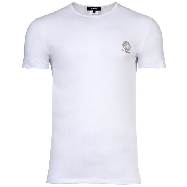 Versace T-Shirt Herren T-Shirt - Unterhemd, Rundhals, Stretch (Packung, 1er günstig online kaufen