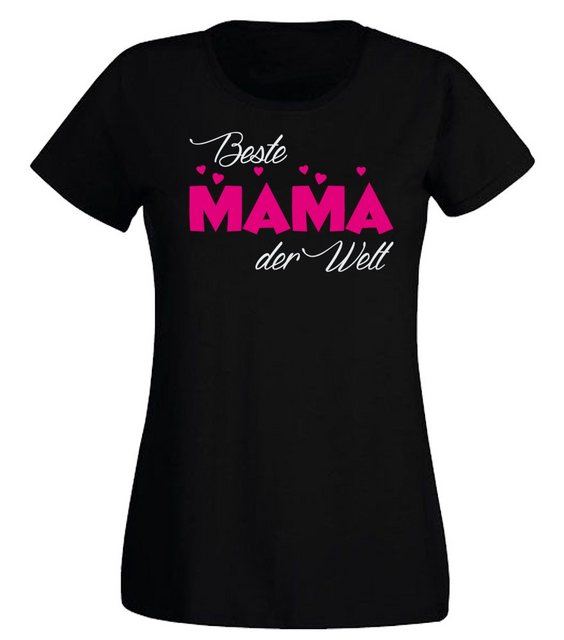 G-graphics T-Shirt Damen T-Shirt - Beste Mama der Welt Slim-fit, mit Frontp günstig online kaufen