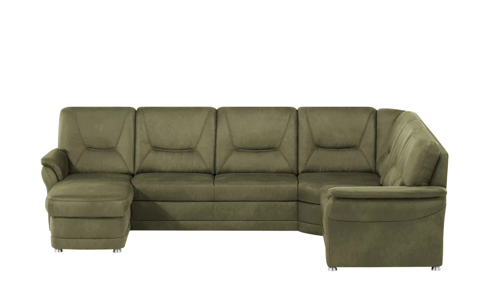 meinSofa Wohnlandschaft  Edda - grün - 96 cm - Polstermöbel > Sofas > Wohnl günstig online kaufen