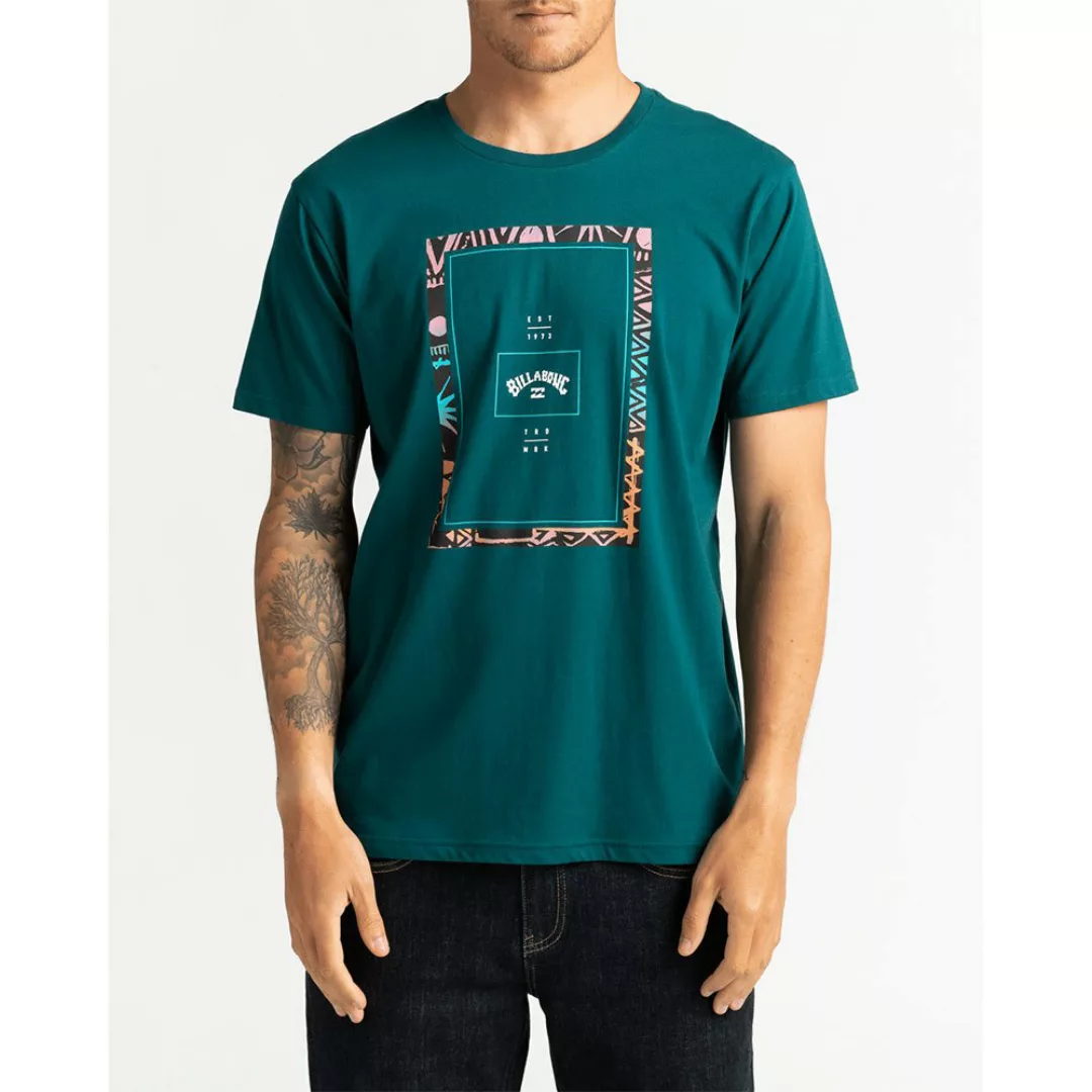 Billabong Tucked Kurzärmeliges T-shirt XS Deep Teal günstig online kaufen
