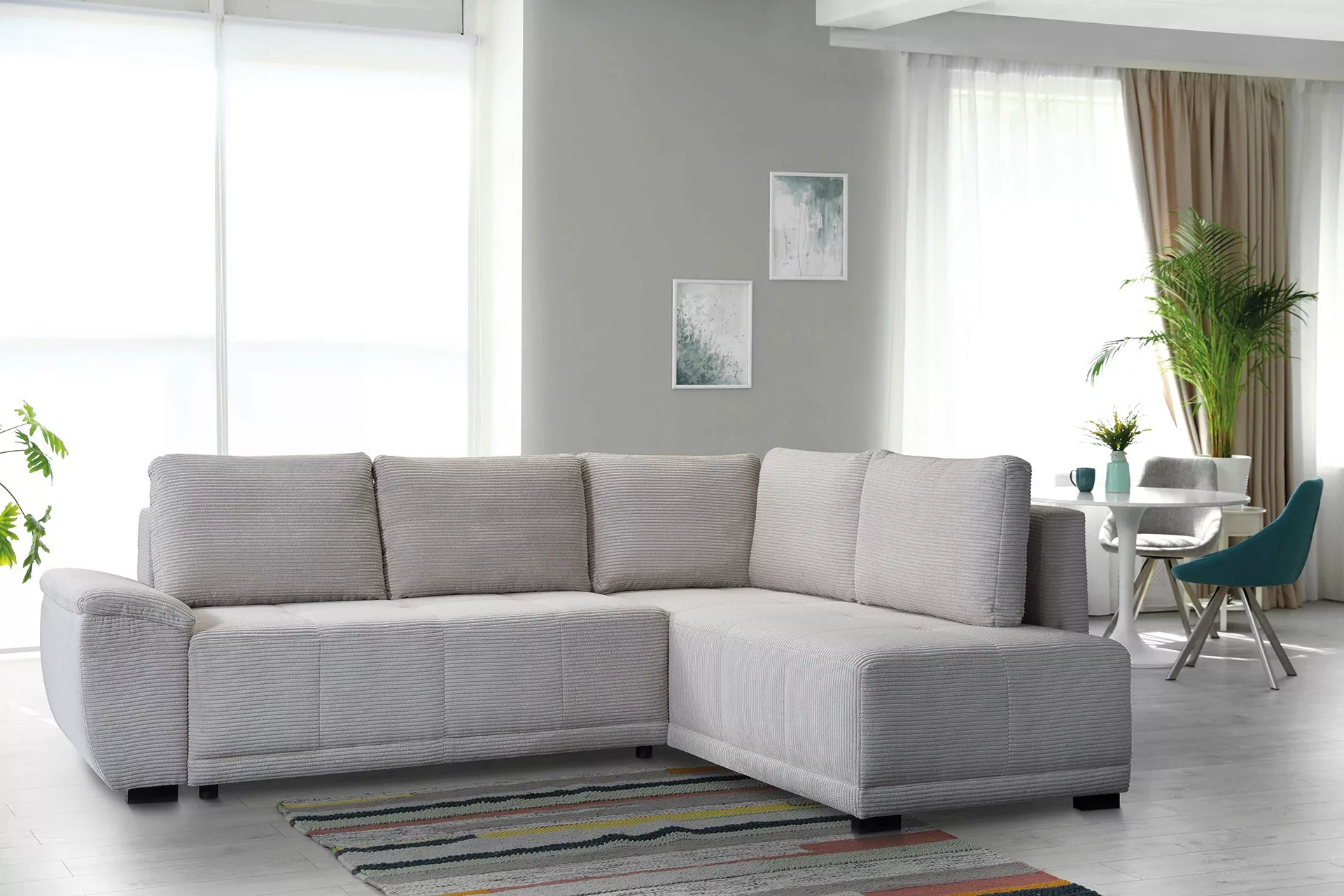 exxpo - sofa fashion Ecksofa "Elvis, L-Form", Schlaffunktion & Bettkasten, günstig online kaufen