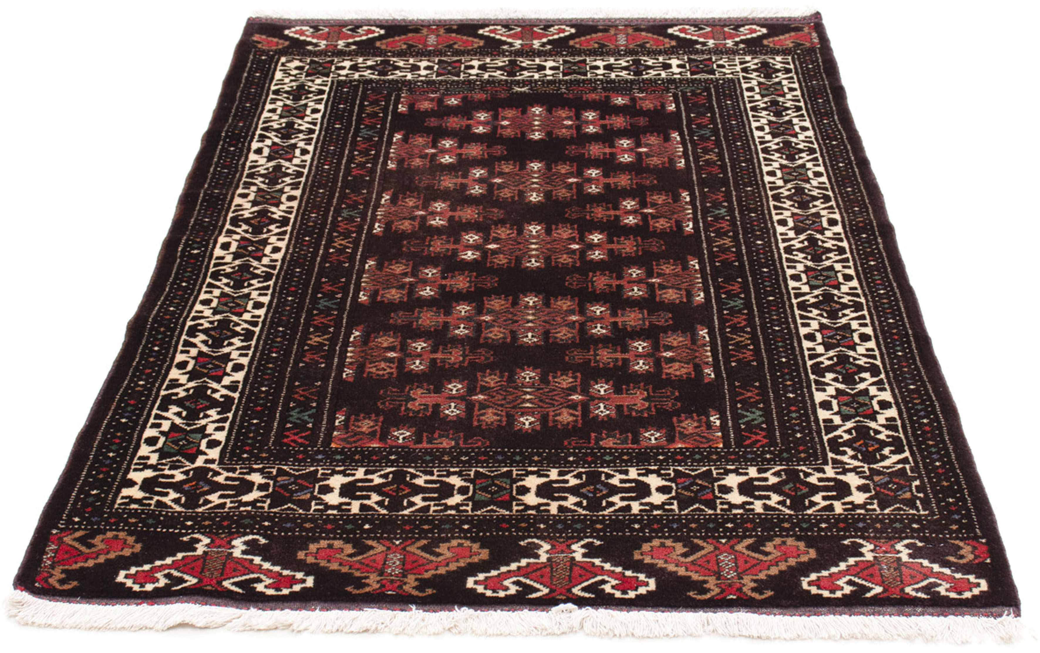 morgenland Orientteppich »Belutsch - 143 x 103 cm - braun«, rechteckig, Woh günstig online kaufen
