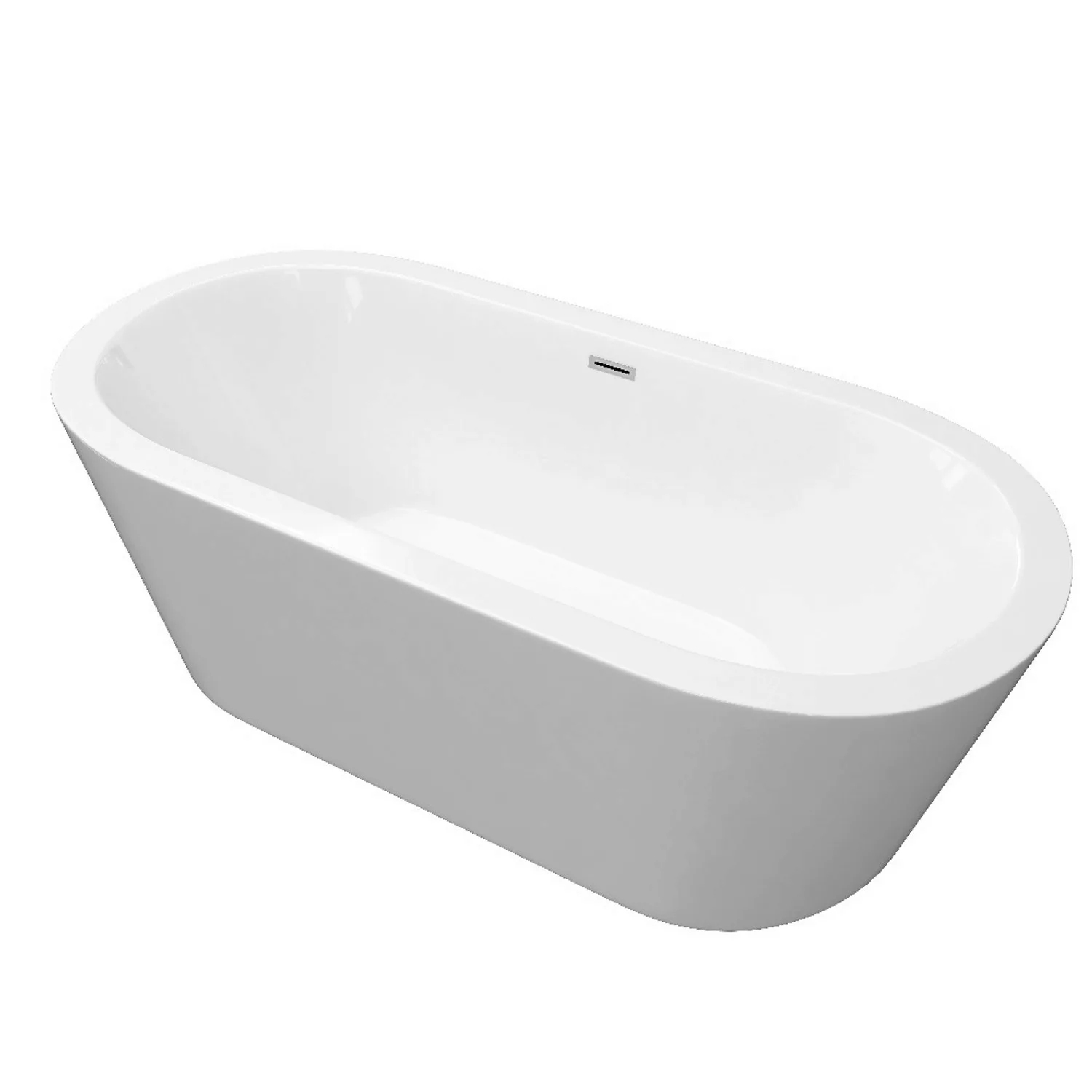 Tronitechnik Freistehende Badewanne Piperi Masse Ca 168 X 80 X 60Cm Wanne - günstig online kaufen