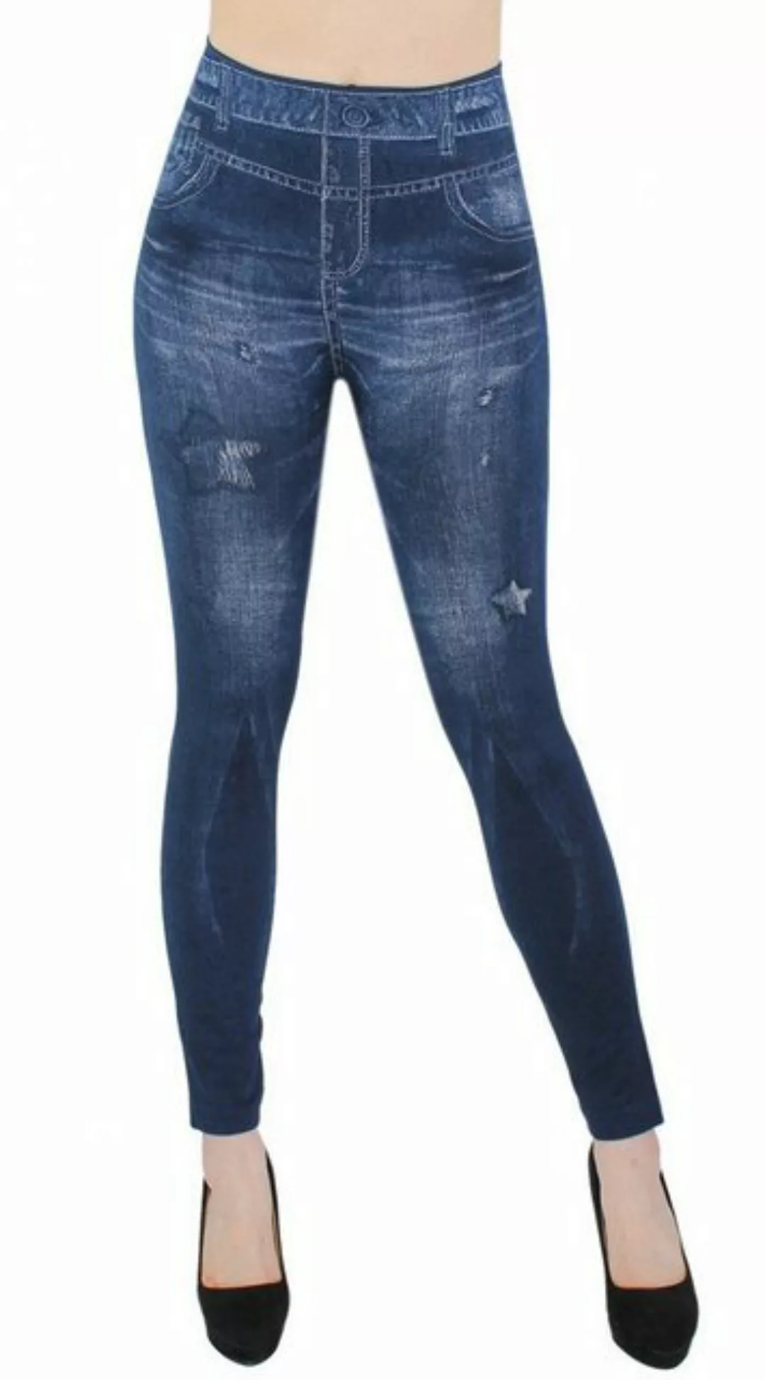 dy_mode Thermoleggings Thermo Leggings Damen Jeggings Gefüttert Hochbund Je günstig online kaufen