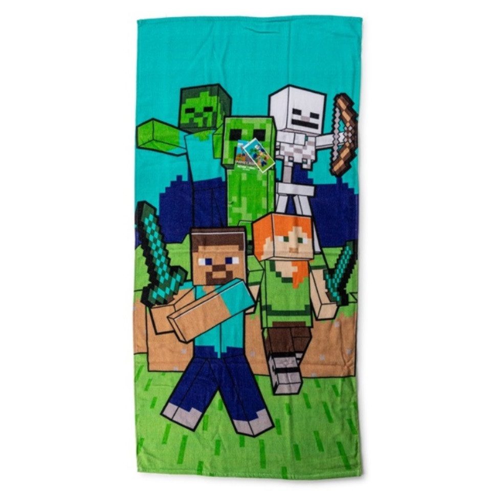 Minecraft Badetuch Minecraft Purple Badetuch, Strandtuch günstig online kaufen