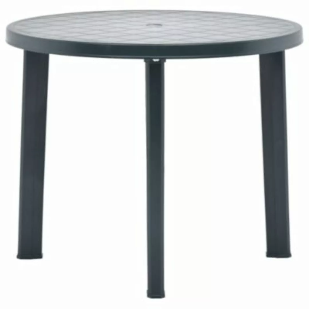 vidaXL Gartentisch Grün 89 cm Kunststoff Tisch grün günstig online kaufen