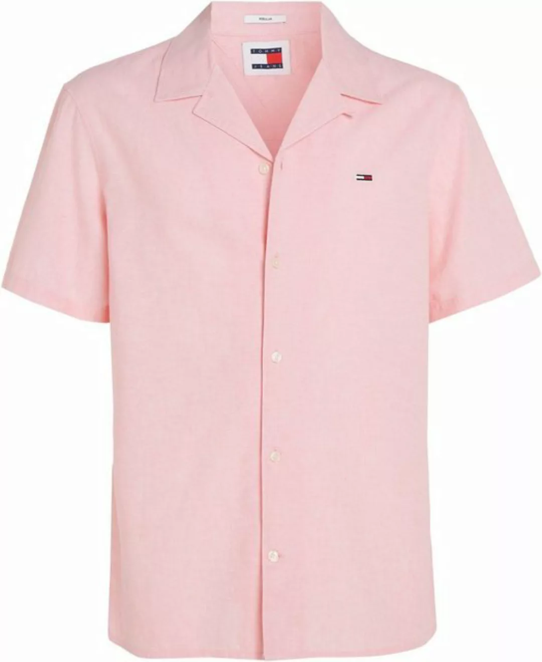 Tommy Jeans Plus Kurzarmhemd TJM LINEN BLEND CAMP SHIRT EXT Große Größen günstig online kaufen