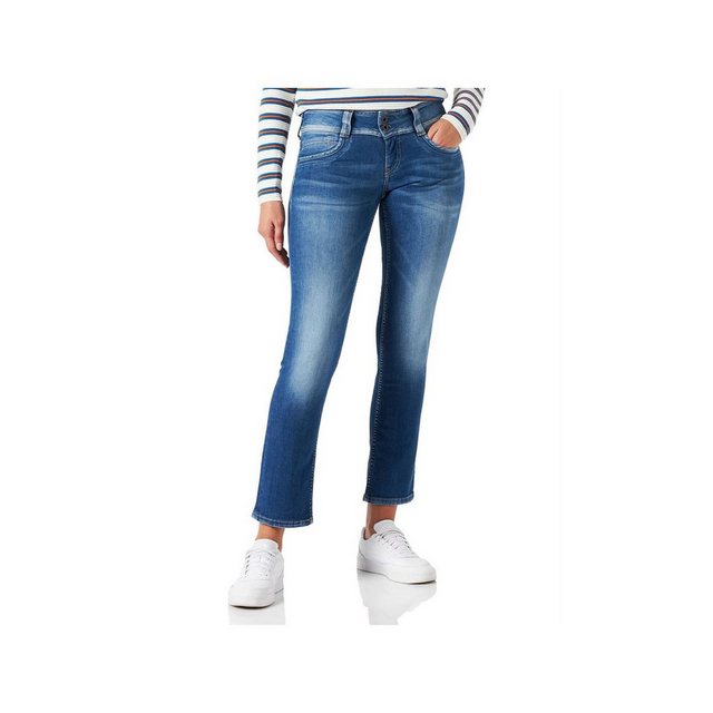 Pepe Jeans Damen Jeans Gen - Regular Fit - Blau - Royal Dark günstig online kaufen