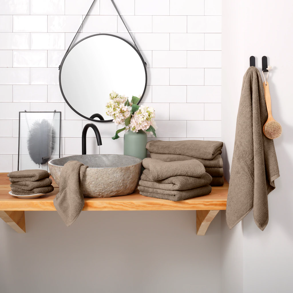 my home Handtuch Set Merida, Duschtücher, günstig online kaufen