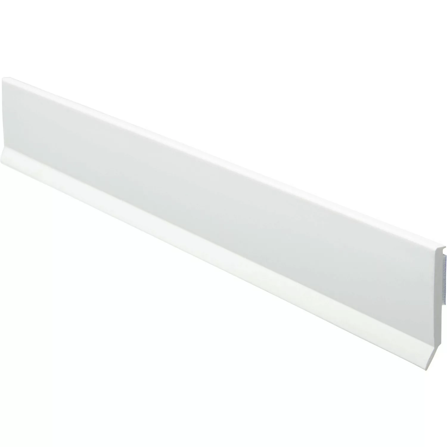 Flachleiste mit Lippe selbstklebend 30 x 2,5 mm Nutzlänge 147,5 cm Weiß günstig online kaufen