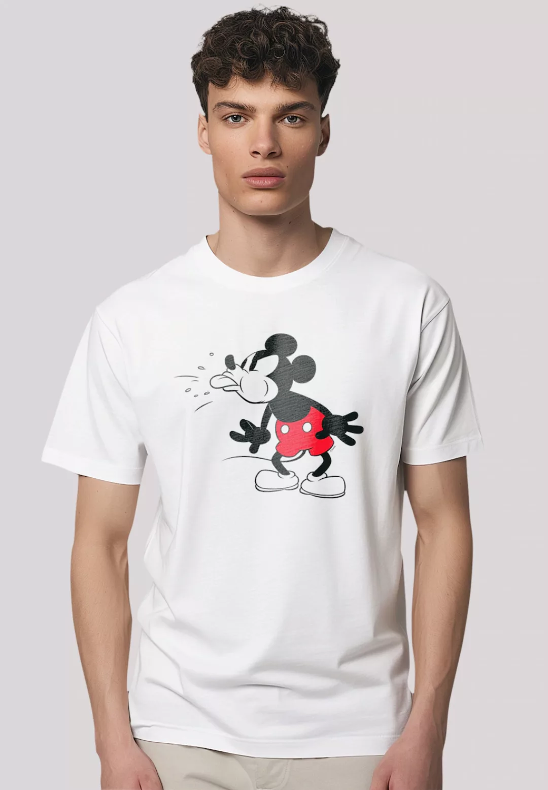 F4NT4STIC T-Shirt "Disney Micky Maus Vintage Retro Zeichentrick", Premium Q günstig online kaufen