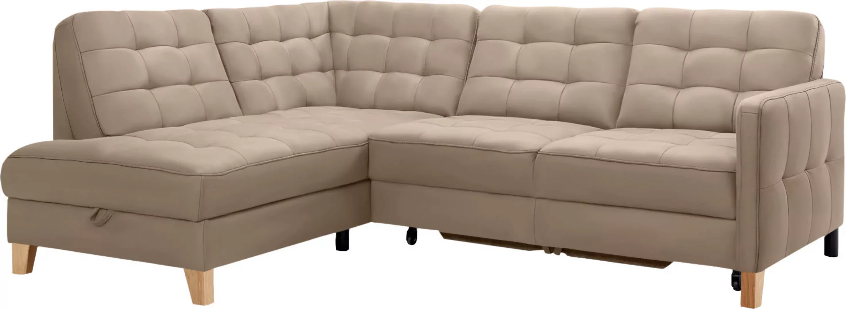 exxpo - sofa fashion Ecksofa "Elio, kompakt und komfortabel, bequem, zeitlo günstig online kaufen