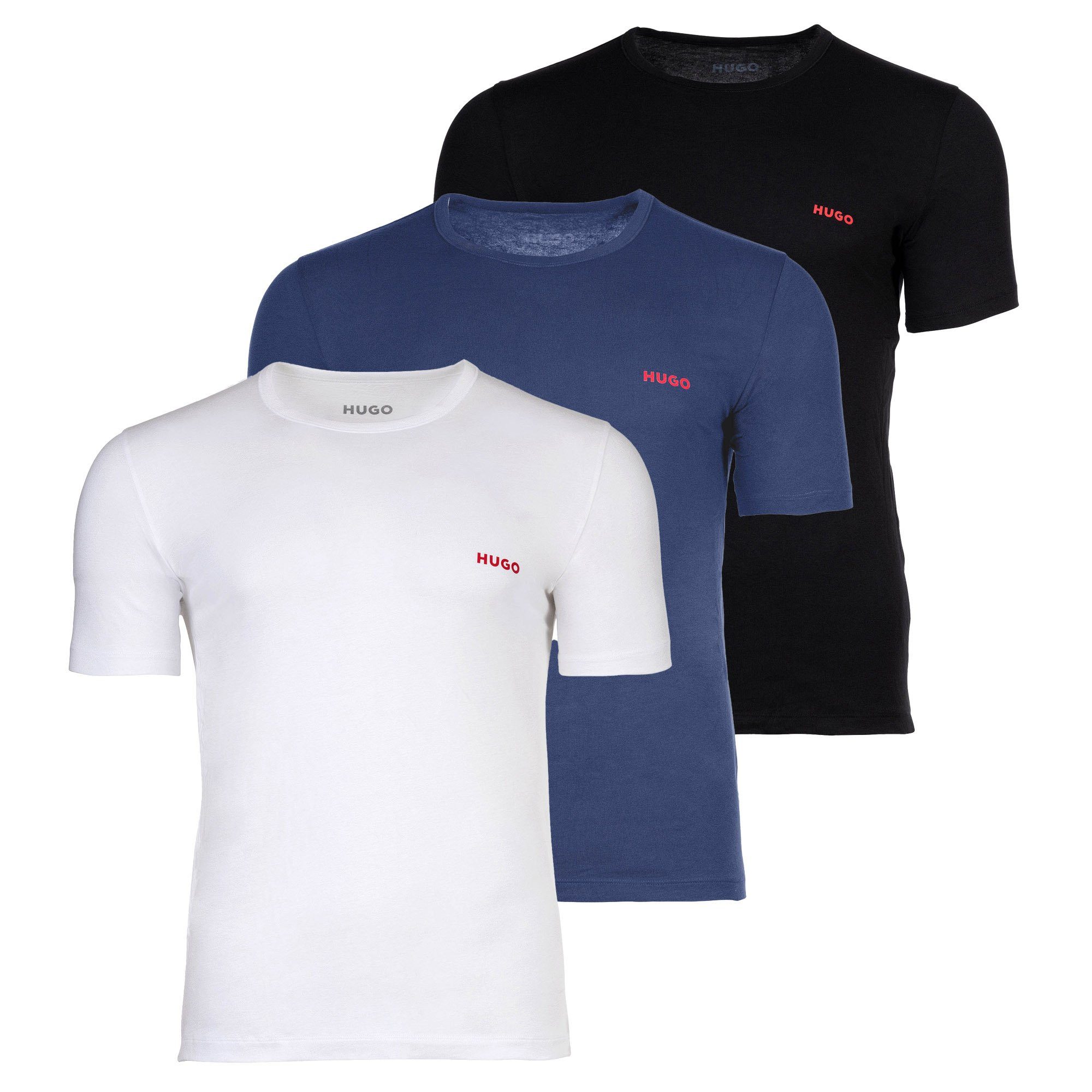 HUGO T-Shirt Herren T-Shirt 3er Pack günstig online kaufen