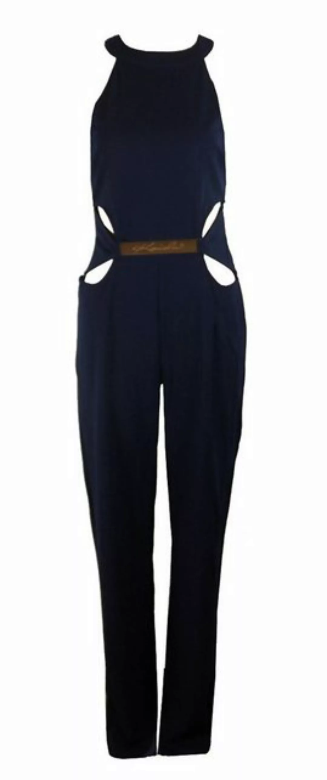 Koucla Jumpsuit Overall mit dezenten Cut-Outs, Damen Abendmode Hosenanzug günstig online kaufen