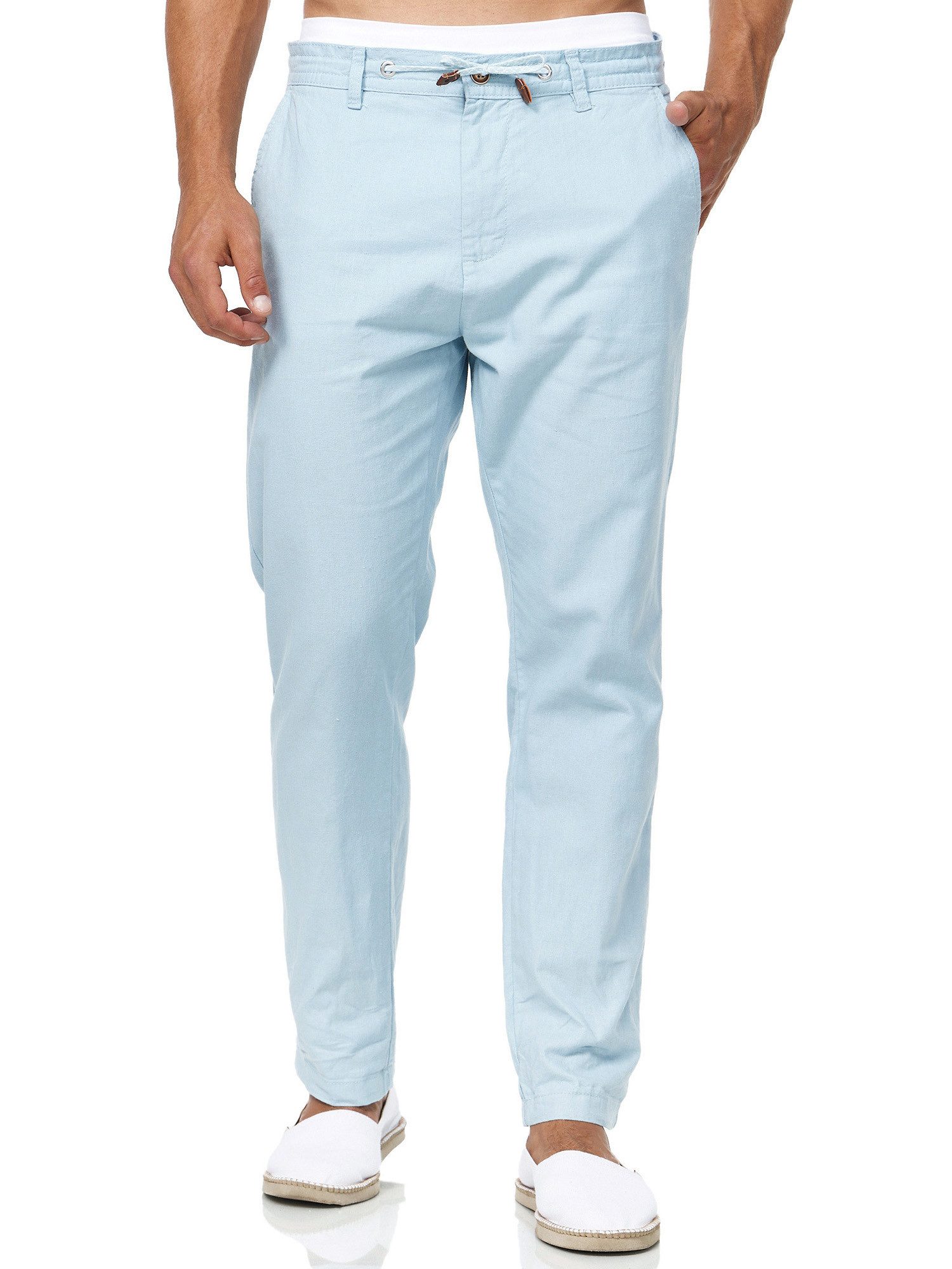 Indicode Leinenhose Veneto leichte Sommerhose mit günstig online kaufen