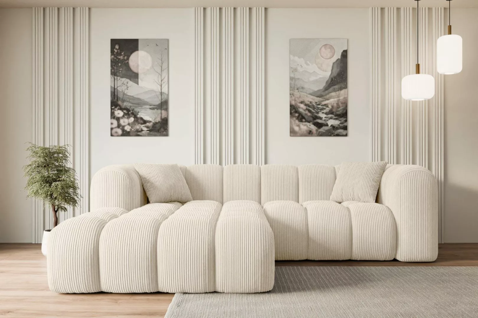 ALTDECOR Ecksofa OLEA-L1, Sofa Praktische Bequeme günstig online kaufen