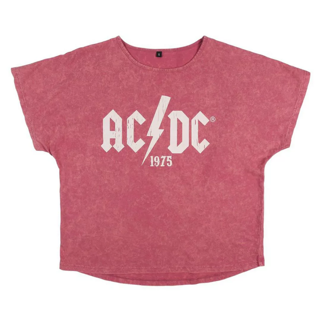 Cerda Group Acid Wash Acdc Kurzärmeliges T-shirt L Red günstig online kaufen