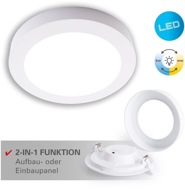 Näve LED-Deckenleuchte Komplex 24,7 cm günstig online kaufen